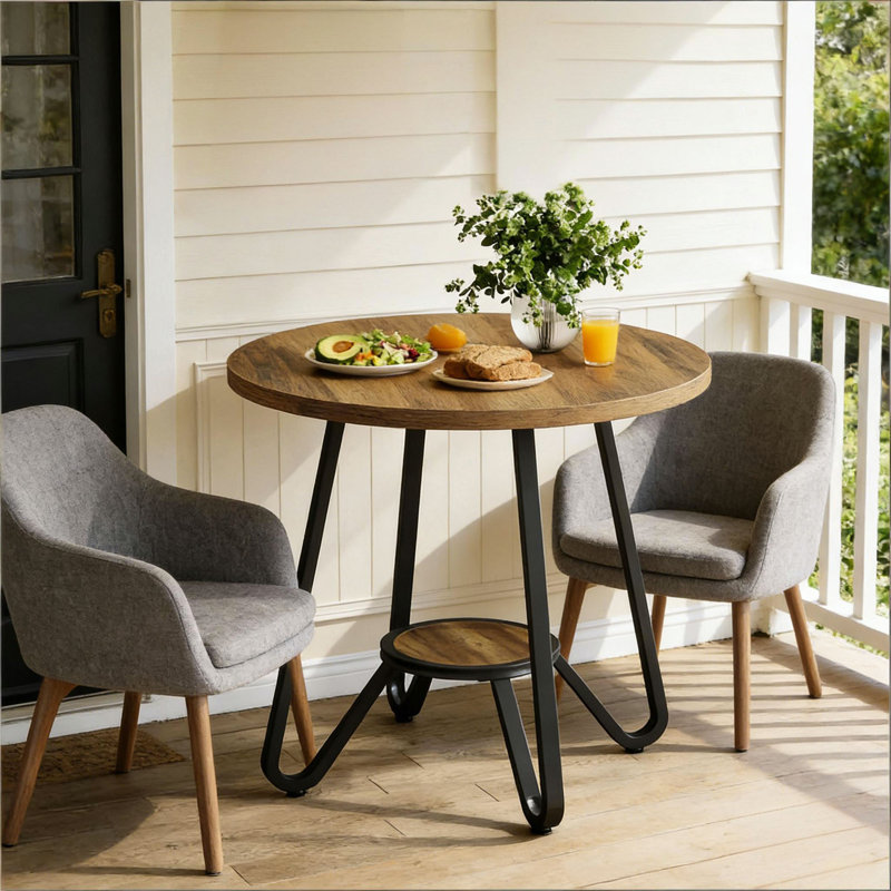 Table basse, table de cuisine ronde, table de réunion compacte