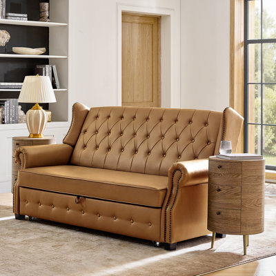 Castres Transitional 2-Piece Living Room Set With Sofa And End Table