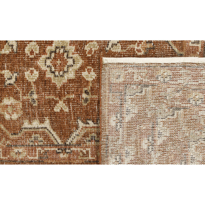 Bungalow Rose Hand Knotted Wool Olivia Rug, Rectangle 5' x 8'