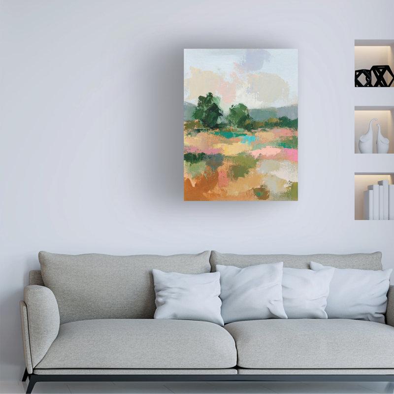 Art mural sur toile «bolologia Silvia Vassileva Spring Landscape I», H 24 po x l 18 po