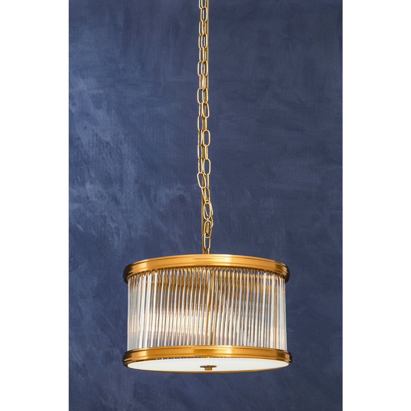 Amet 5 - Light Bronze Drum Pendant