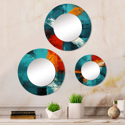Bellas Metal Round Mirror