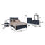 Naples Standard 5 Piece Bedroom Set-61424247-61424498