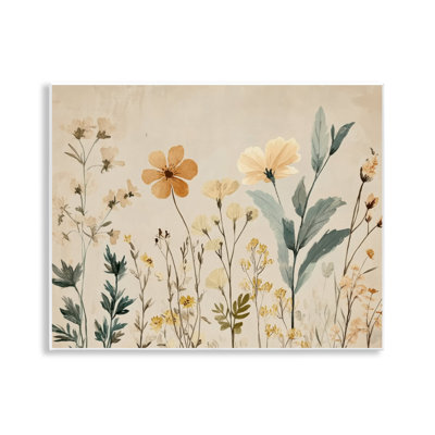 Free Flowers Foliage Wall Plaque, design by Petal Prints Design