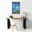 «Heron Fence» par James Mazzotta, art mural sur toile-101600412