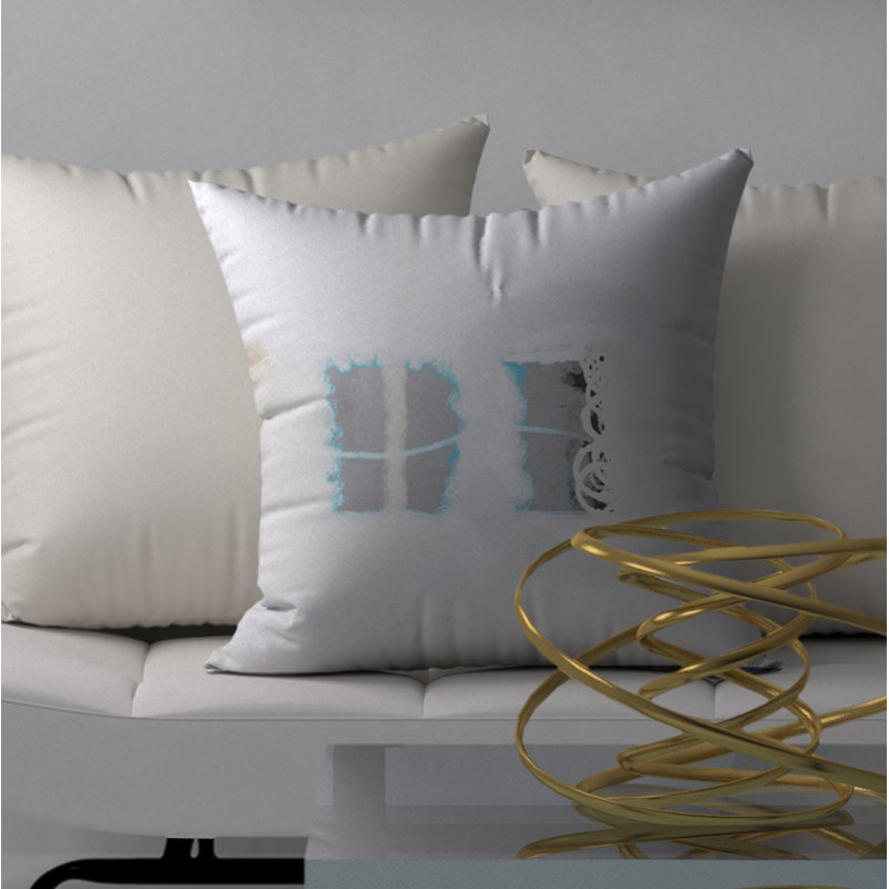 Reversible Throw Pillow, 18" x 18"