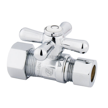 Elements of Design Quarter Turn Valves Bathroom Sink with Cross Handles ...