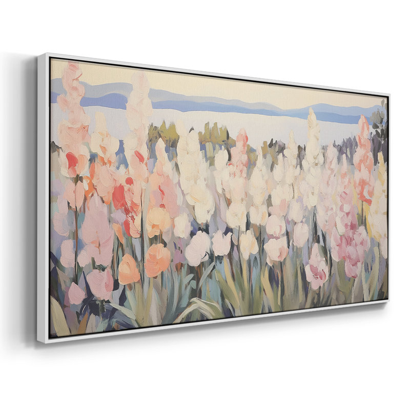 Botanical Series-CCXC III - Toile tendue avec châssis encadré - Prêt à être accroché, H 21 po x l 41 po, Doré