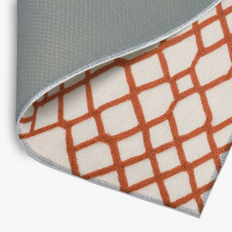 Tapis intérieur et extérieur beige Trellis, Rectangle 4pi x 6 pi