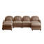 Canapé modulaire en tissu Cloud Comfort, 4 places
