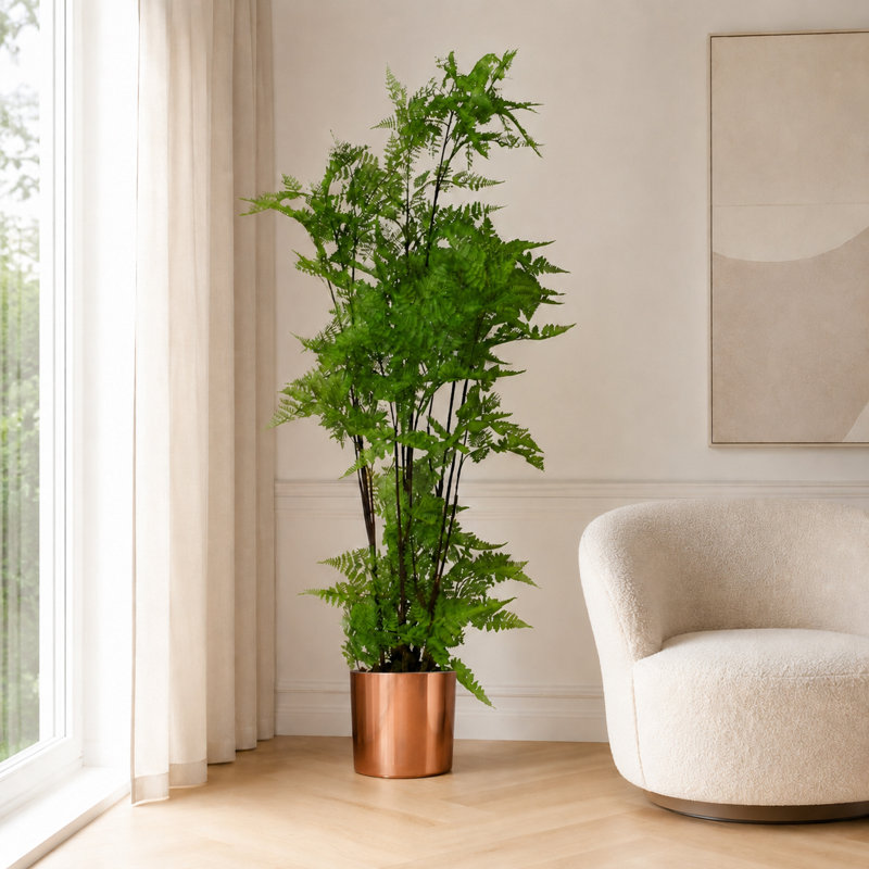 150 cm H Faux Plant, Copper