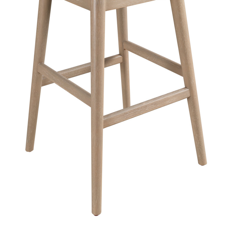 Sadie Solid Wood Upholstered Counter Height Or Bar Height Swivel Barstool With Fabric Seat - Set Of 3, Light Brown, Beige