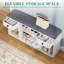 8 Pair Shoe Storage Bench-2098024279