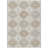 Machine Washable Indoor/Outdoor Christain ACN1445 Ivory Rug-109533144