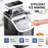 Simzlife 34 Lb. Daily Production Nugget Ice Maker Countertop with Handle