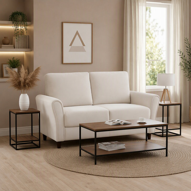 Upholstered 58.27 " Loveseat