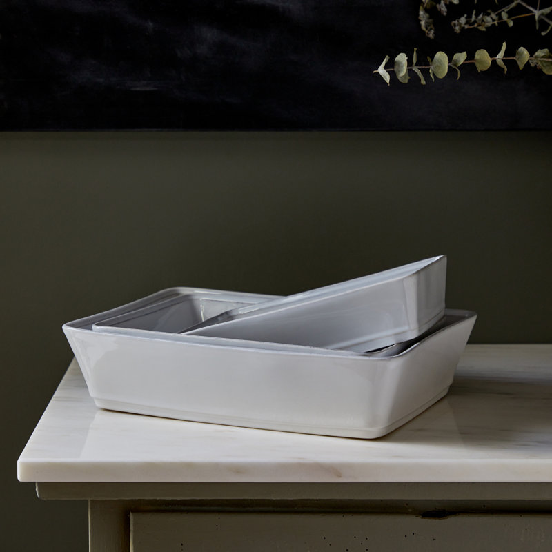 Friso Rectangle Stoneware Baker
