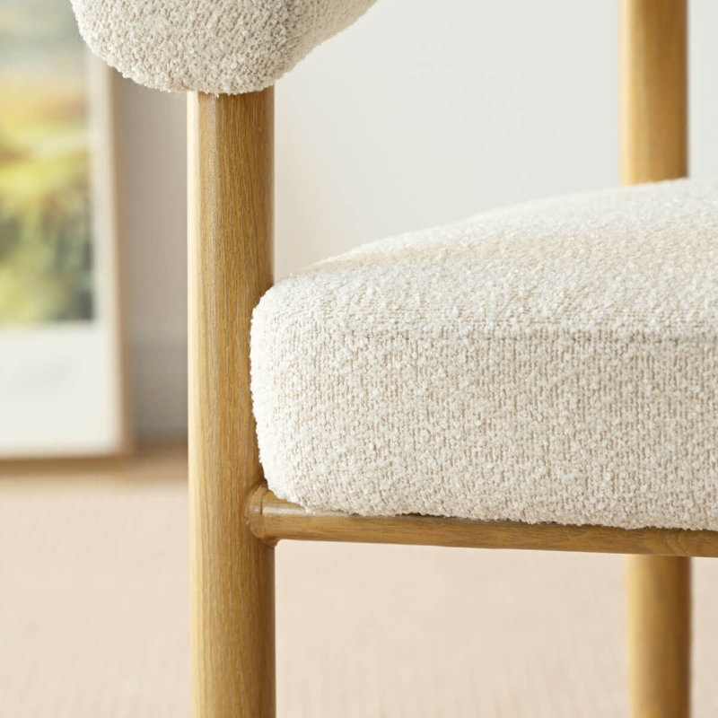Ensemble de 6 chaises de salle à manger Boucle avec accoudoirs