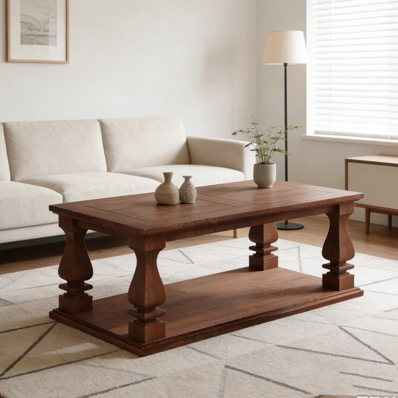 Table basse 47,24 po, Noyer brun