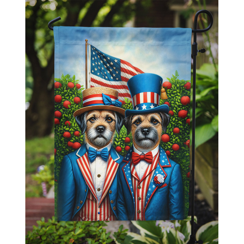 Drapeau All American Garden, Border Terrier