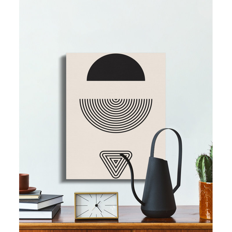Wrapped Canvas Print Set, Black, 121.92 cm H x 91.44 cm W