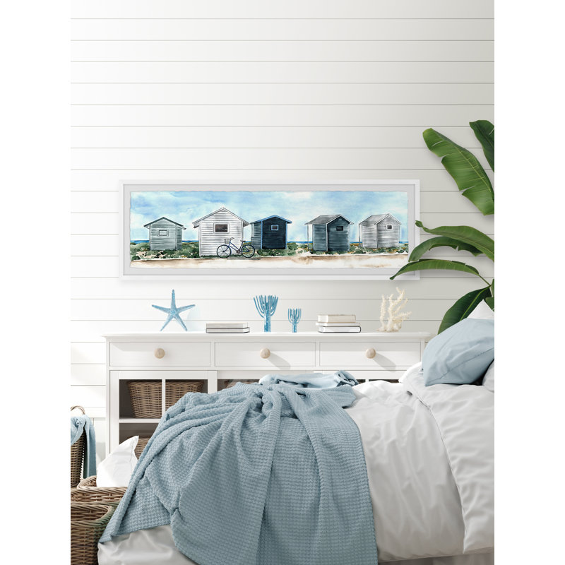 «Find Me By The Sea», reproduction encadrée, H 10 po x l 30 po x P 1,5 po