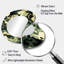 Vert et noir camouflage chic I - formes asymétriques camouflage - grand miroir mural moderne-107229798