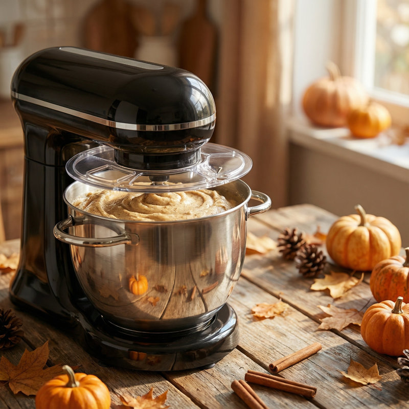 5-Liter Electric Food Mixer, 10 Speed, Suitable For Daily Kitchen Use, Equipped With An Egg Beater, Kneading Hook, Flat Mixing Paddle, Black