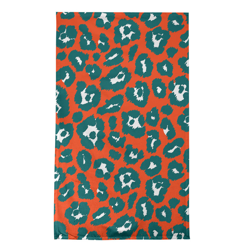 Tea Towel Kitchen Towel, Orange, Cotton Blend