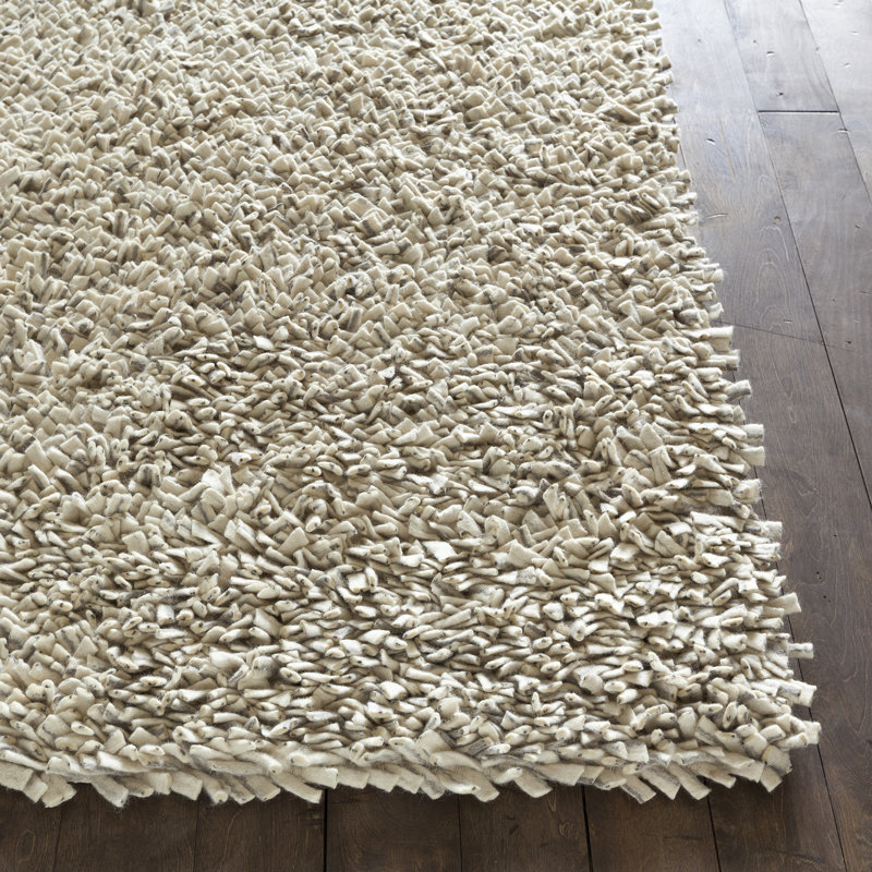 Stiefel Wool Shag Indoor Rug, Rectangle 5' x 7'6"