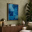 Blue Abstraction Minimalist - Wrapped Canvas-1423761386-1423761388