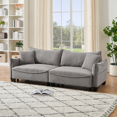 Trinety Square Arms Sofa, Modern Sofa, Accent Sofa