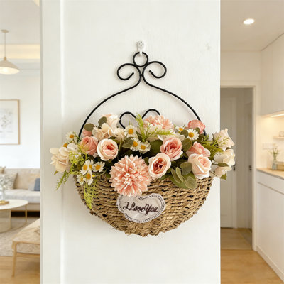 Wall-Mounted Artificial Flower