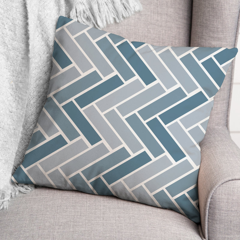  Coussin décoratif intérieur / extérieur, Bleu