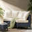 Queshawn 76" Wide Outdoor Wicker Loveseat with Cushions-1706006307-1706006306