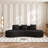 Curved Sectional Sofa, 5-Seater Couch-1121209678