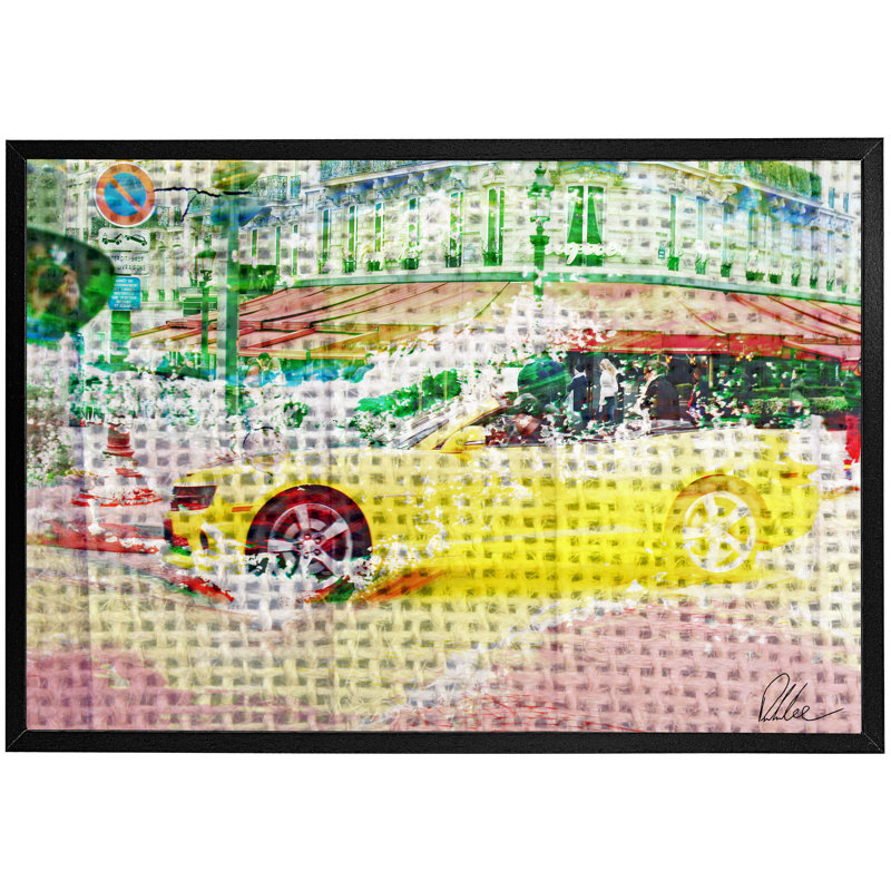 Single Picture Frame Print, Black, 61cm H x 91cm W x 4cm D