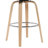 Maxime Modern Swivel Bar or Counter Stool with Upholstered Seat and Curved Wood Back-1052174408-1052174422-1049930770