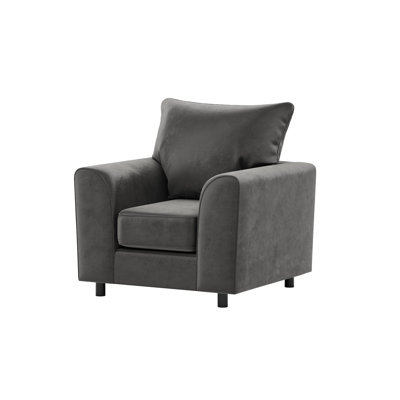 Awn Velvet Armchair