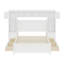 Lit en bois avec armoire et tablette tout-en-un-723488298