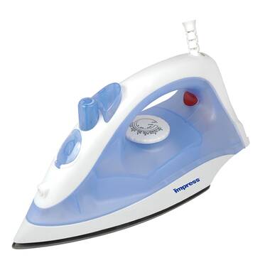  BLACK+DECKER® One Step Steam Iron with EvenSteam Stainless  Steel Soleplates and SmartSteam Control, Grey : Home & Kitchen