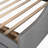 Upholstered daybed with Two Drawers, Wood Slat Support