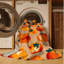  Tapis lavable fruits kaki-1066834235