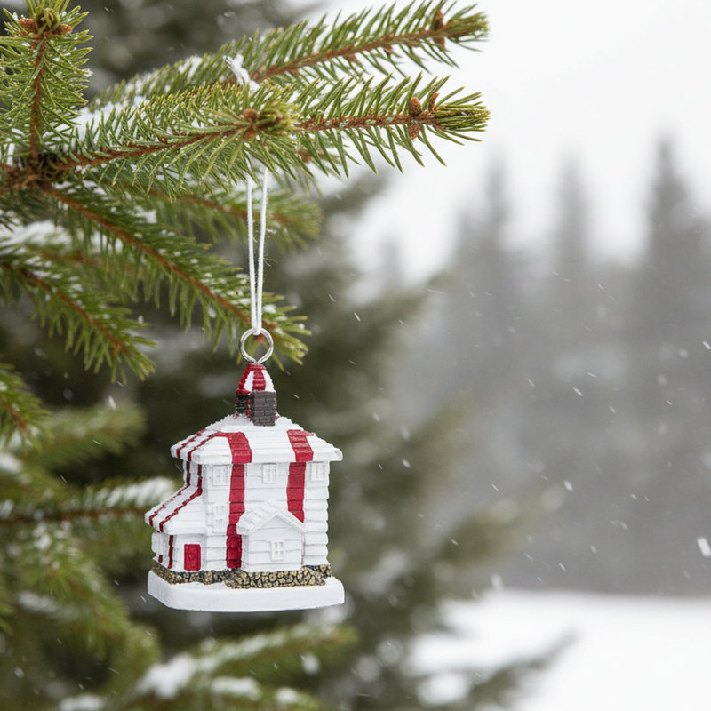 Polyresin Bonavista Ornament- Set of 4