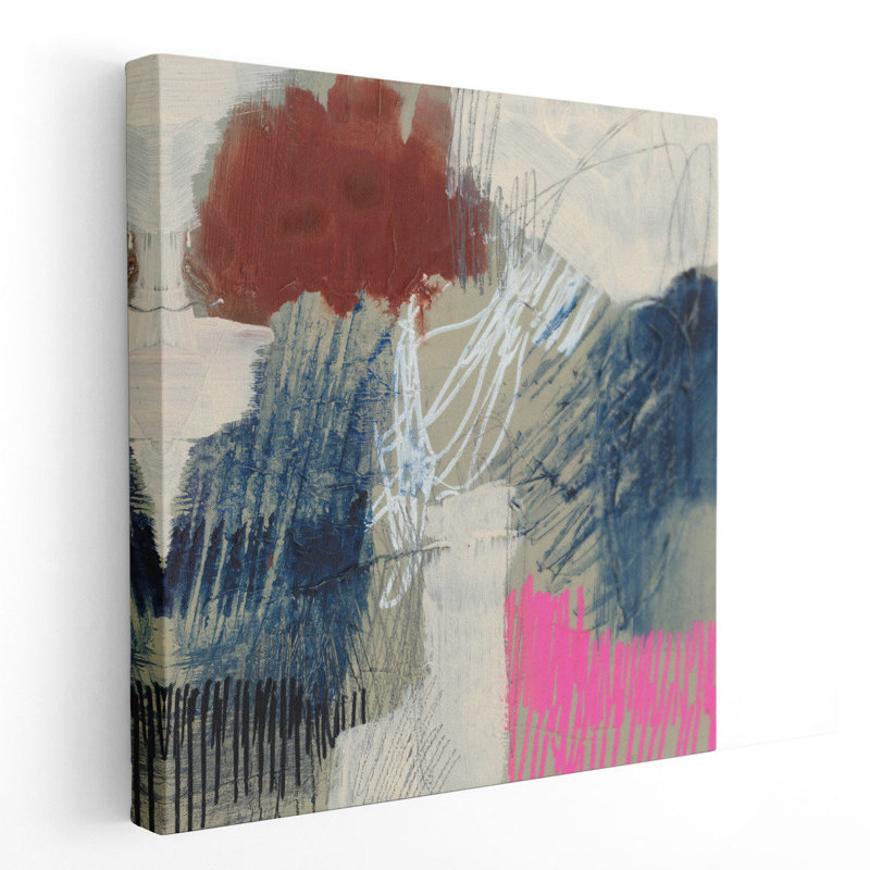 Frenetic II - reproduction d'art sur toile, H 12 po x l 12 po