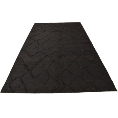 6x9 Pinson Black Rug