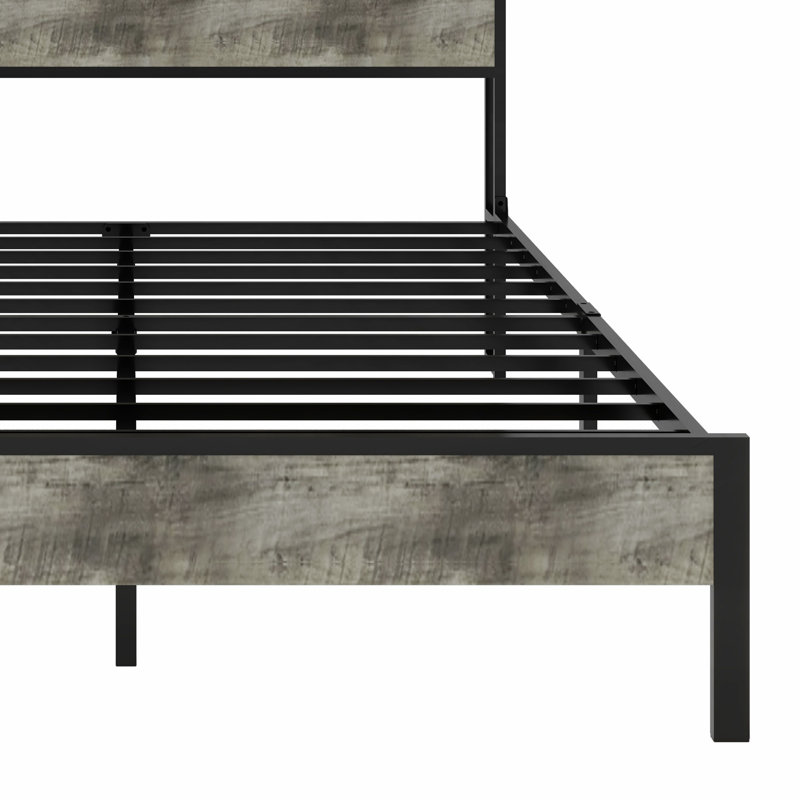 Lit plateforme avec rangement et accessoires, Double 