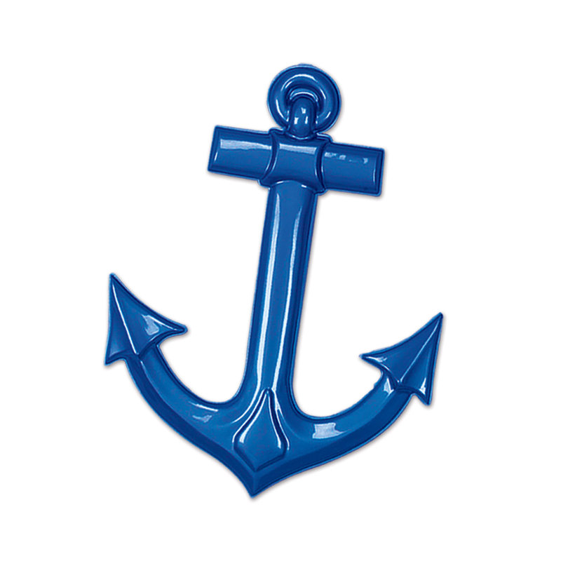 Ancre de bateau en plastique - 25 po - paquet de 24