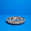 Splatter Flat Salad Plates, Black-280038411