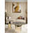 Taylor 2-Piece Coffee Table Set with Marble-Printed Glass Tops – Modern Sculptural Nesting Tables for Living Spaces-93521210